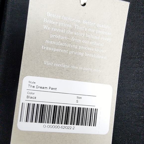 NEW Everlane Black The Dream Knit Tailored Trouser Sweatpant Work Pant - Picture 8 of 10